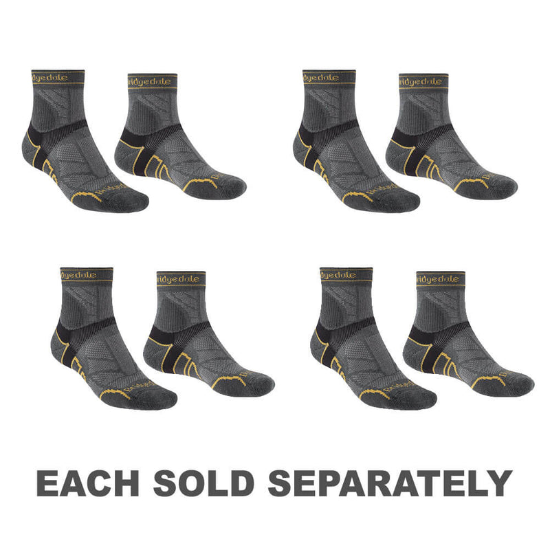 Men's Merino Sport 3/4 Socks (Gunmetal)