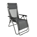 Melange Flat Fold Layback Reclining Lounger
