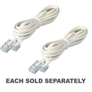 RJ12 6 Position 4 Conductor Plug to RJ45 Plug Cable