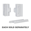 ABS Solar Panel Mounting Brackets Pair (White)
