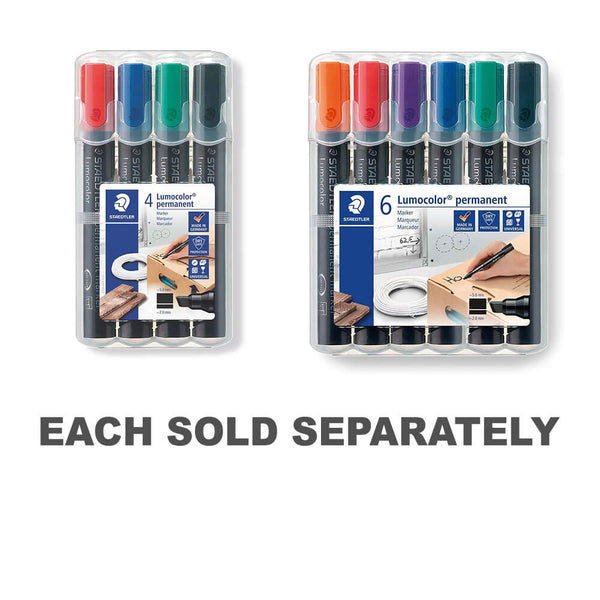 Staedtler Lumocolor Chisel Tip Marker Assorted