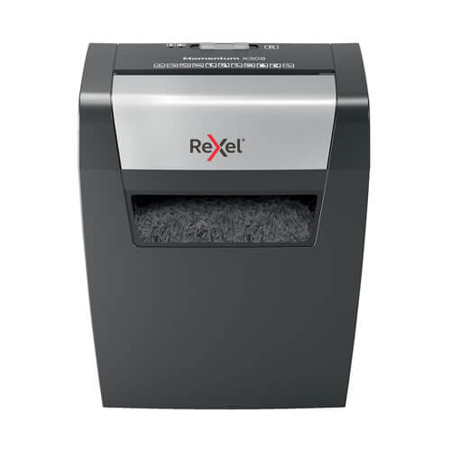 Rexel Momentum Cross Shredder (Black)