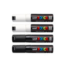 Uni Posca 8mm Tip Marker Assorted (4pk)