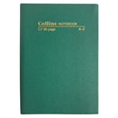 Collins Hard Cover Notebook 96 Pages A-Z C7 (Green)