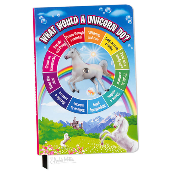 Archie McPhee Unicorn Spinner Notebook